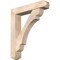 Ekena Millwork Olympic Craftsman Smooth Bracket w/ Offset Brace, Douglas Fir, 7 1/2"W x 38"D x 44"H BKT0806X38X44OLY04SDF - alternate 1